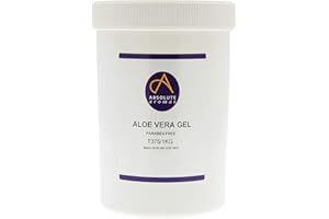 ‎ABSOLUTE AROMAS Absolute Aromas Aloe Vera Gel - Beruhigende und feuchtigkeitsspendende Feuchtigkeitspflege für Haut und Haar… (1kg)