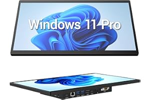 HEIGAOLAPC Panel PC Táctil Industrial Computadora Panel Industrial Empotrado 15.6", Fanless PC Pantalla Táctil Win11 Pro N5095 8GB RAM 128GB ROM, 1920x1080 IPS, 4xUSB3.0, 2xRS232, Type-C, HDMI, LAN