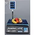 electromax Electronic Digital Scale,Shop Table Scale-Price Computing Scale,Very Precise Fruit Market Kitchen Scales for Commercial Shop Retail Price Weighing Fruit 40kg (scale UP, 40kg)