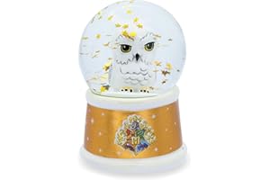 SILVER BUFFALO Harry Potter Hedwig Owl Light-Up Mini Snow Globe | 3 Inches Tall