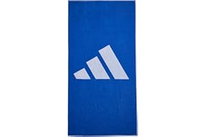 adidas Unisex Adulto Brand Stripes Towel, Royal Blue/White, L