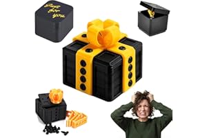 GEVECORI Boite Cadeau Agaçante, 3D Impression Coffret Farce Cadeau Avec Vis Contenir Boite, Drole Boite Surprise Pour Farceur Adultes Noël Box