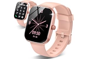 Csasan Smart Watch for Men Women(Answer/Make Calls), 1.91" Touch smartwatch, 110+ Sport Activity Tracke with Heart Rate Sleep Monitor Step Counter, IP68 Waterproof Fitness Watch for Android iOS, Rose