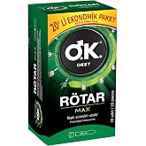 OKEY R&ouml;tar Max Prezervatif, 20'li
