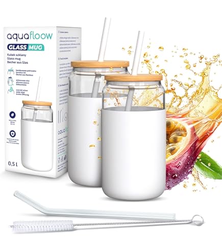 Bicchiere da Bibita a Forma di Lattina da 12oz e 16oz in Vetro Borosilicato per