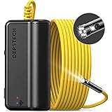 DEPSTECH WiFi Endoscopio 1080P Doppia Lente Telecamere di Ispezione Video HD Sonda Zoom Impermeabile da 7,9mm Boroscopio con 