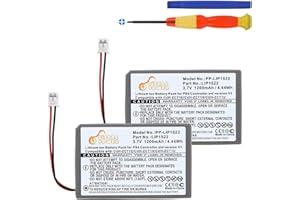 Pickle Power PS4 Battery Replacement for Playstation 4 PS4 Dualshock 4 CUH-ZCT1E CUH-ZCT1H CUH-ZCT1U Wireless Controller(Big Plug)