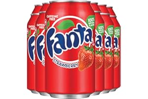 ‎AMERICANFOOD4U FANTA® - STRAWBERRY (355ml Dose) [12er Pack] inkl. 3,00 € Pfand
