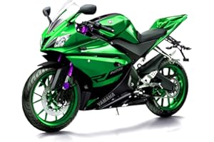 ADDECTHRY Hongben MOTO - Kit completo de carenado de motocicleta de plástico ABS para inyección preperforada para motocicleta R125 2008-2013/2014-2018 (2014-2018, D)