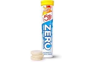 HIGH5 ZERO Electrolyte Tablet - Hydration Tablets Enhanced with Vitamin C - 0 Calories & Sugar Free - Boost Hydration, Performance & Wellness - Tropical, 20 Tablets (20x, Pack of 1)