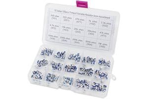 Aussel - Gamme de résistance variable Trimpot d'une boîte de 6 mm - 150 pièces pour 15 valeurs