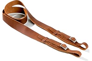 hecho. Kameragurt - Handgefertigt, echt Leder & Fair-Trade (Kamera Gurt)