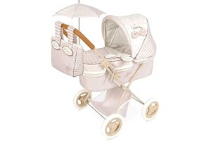 DE CUEVAS TOYS Carro de Muñecas Verona Plegable con Sombrilla DeCuevas 85078