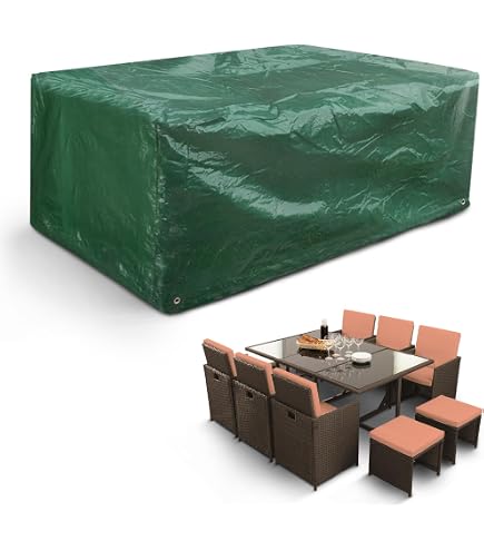 Outsunny Gartenmöbel-Abdeckung – Wasserdicht, UV-sicher, 205x145x70 Cm, Passt Für Rattan-Sets & Co.