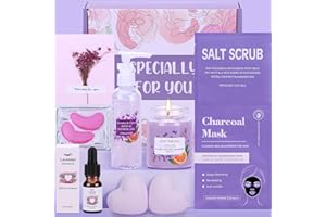 BAICAI Lavender&Citrus Bath Set Pamper Gifts for Women Birthday Gifts for Her, Unique Skin Care Self Care Package for Her Pamper Hampers for Women, Get Well Soon Gifts for Women Best Friend Sister Bestie Mum