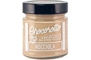 CASAFOLINO ChocoRotto Crema Spalmabile alla Nocciola 220gr Senza Glutine Senza Conservanti Creme Spalmabili Crema di Nocciole