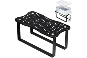 BTF Home Countertop Water Dispenser Stand,Metal Water Filter Stand for Fridge Beverage Dispenser With Spigot,Compatible With ZeroWater and Brita Water Filter Pitcher Black (Drink Dispenser Stand Only)