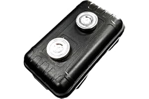 GIONAR Scatola portaoggetti per auto, scatola portachiavi nascosta, impermeabile, magnetica, di sicurezza, per chiavi USB (nero)