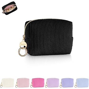 Dakuly Cosmetische tas toilettas dames toilettas reizen grote make-up tas organizer waszak meisjes 2 stuks zwart, roze