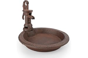 WILDLIFE FRIEND I Abreuvoir pour Oiseaux – Résistant aux Intempéries – Bain Oiseux, Fontaine – Bains pour Oiseaux Sauvages