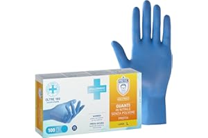 Bericah Dr. Protec,Protix, Rękawice nitrylowe, Bezpyłowe, Rozmiar L,100 Sztuk