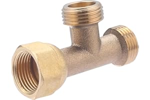 NT NOYON & THIEBAULT Té Laiton Mâle Mâle Femelle Ecrou Tournant à Visser 12x17 (3/8) NOYON & THIEBAULT