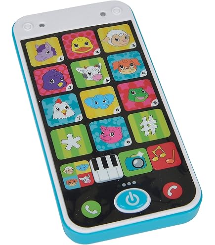 Yerloa Baby Spielhandy - Lern-Spielzeug Ab 6 Monaten Mit Liedern & Lichtern | Kinder Smartphone Mit Tiergeräuschen