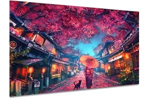 Aapxi Dipingere con i numeri, per adulti, 50 x 40 cm, kit fai da te, dipinto a mano, per principianti e adulti, con tela senza pieghe, pennelli e colori acrilici