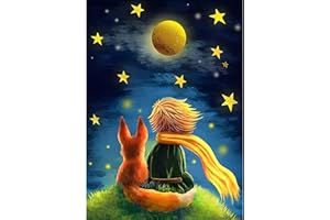 DPHERO Kit di Pittura Diamante 5D per Adulti e Bambini, Cielo Stellato Rotondo Completo, Dreamland Gem 12x16 Pollici