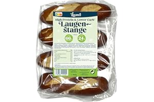 ‎LOCAWO Locawo High Protein & Low Carb Laugenstangen | Laugenbrötchen | Eiweißbrötchen | Voller Weizengeschmack | ideal für eine eiweißreiche, kalorien- und zuckerreduzierte Ernährung