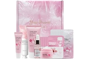 HASAIKA® Cuidado De La Piel Mujer Kit, Kit hidratante para el Cuidado de la Piel, Set de Regalo para el Cuidado de la Piel, Con Efecto Hidratante Set de Cuidado Facial, 20 unidades