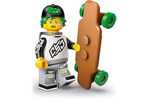 BRICK FLIP Lego Minifiguren Serie 27: Longboarder, minifiguras Lego, figuras de Lego individualmente para coleccionar (Lego 71048) - Lego Neuheiten 2025