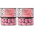 Entisi Premium Chocolate Coated Rose Almond Dragees Jar - (Pack of 2, Each 120 gram)