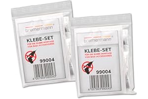 bremermann Klebe-Set für Klebe-Montage von Bad-Accessoires PIAZZA & LUCENTE Klebesystem (2)