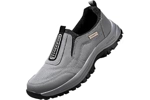 Slip-on herr sommar – vandringsskor herr vattentäta utomhus | Vandringsskor sneakers för att glida in i sneakers bekväma sneakers lätta promenadskor trekking bergskor halkfria sportskor