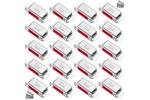 Iman Puerta Fuerte Jiayi 20 Pcs Tarea Pesada Cierre Magnetico Puerta Pestillo Puerta Corredera Iman Armario Magnético Pestillo de Cocina Mueble Cierre Cajones Alacena Clausura Cerradura Magnetica