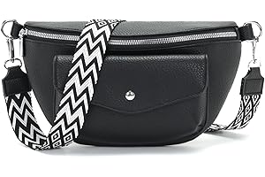 Atgbiem 2025 Banane Femme Petit Sac Bandoulière & Sac à Main 9 Couleurs Cadeau Anniversaire Idéal pour Femme