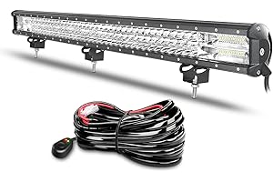Willpower Barra LED Fuoristrada 86cm 468W Con Cablaggio 12V 24V Combinata Di Fascio Impermeabile Fari Da Lavoro Barra Luminosa per Auto Trattore Camion ATV Barca 4x4