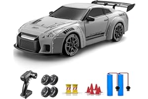 ACAMMZAR Macchina Telecomandata RC Drift per Bambini, 1:24 20KM/H 4WD Macchine Telecomandate, Radiocomandata Auto con 2 Batterie per Adulta
