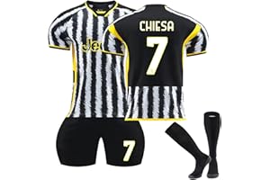 GENERIC Maglie da Calcio per Bambino e Adulti, Maglia Calcio 2023 2024, Numero 7, 9 Completo Calcio con Calze, T-Shirt Pantaloncini di Calcio da Bambino Uomo