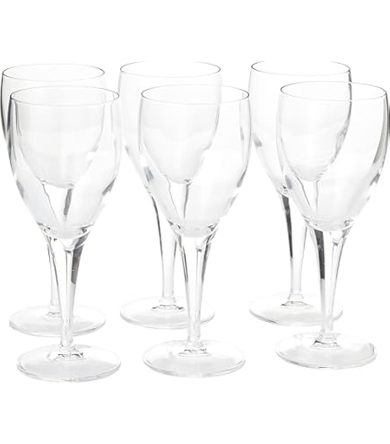 Lot De 6 Verres à Vin Luigi Bormioli Atelier Chianti - 46,7 Ml, Verrerie SON.hyx, Lave-vaisselle