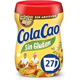 ColaCao Gluten Free, Natural Soluble Cocoa Without Additives, 383g, 27 Servings