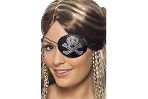 Cache-Oeil Pirate avec Strass
