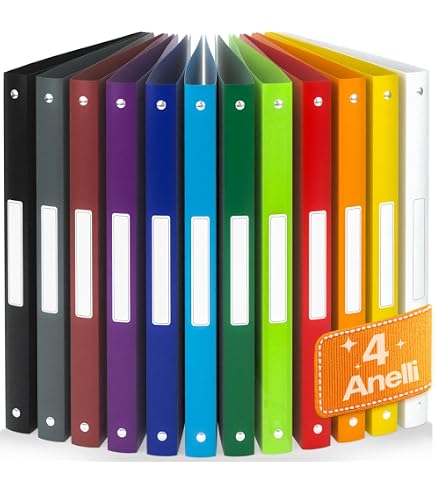Avery Raccoglitore A 3 Anelli Resistente, Anello Inclinato One Touch Da - 3