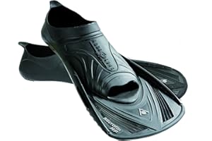 Aqua Sphere Micro HP-Aletas de natación (Talla 38-39), Color Negro y Azul, Unisex Adulto