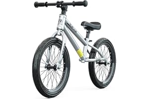 Bueuwe 16 Inch Balance Bike for Big Kids Aged 4 5 6 7 8 and 9 Years Old Boys Girls,Large No Pedal Training Bicycle, Adjustable Seat, Pneumatic Tires, Quick Assembly