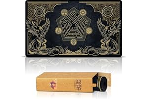 Paramint Oceanic Phoenix (Stitched) - MTG Playmat - Perfect for Magic The Gathering, YuGiOh, Anime - TCG Card Game Table Mat - Durable, Thick, Cloth Fabric Top with Rubber Bottom by Daniel Ziegler