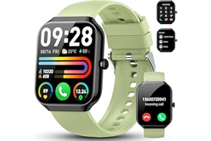 Motast Smartwatch Uomo Donna, 1.96" Orologio Smartwatch con Effettua/Risposta Chiamate, 112+ Sportive Smart Watch con Contapassi, IP68 Impermeabile Fitness Tracker