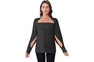 Deyeek Chemo Port Shirts for Women Tear Off Long Sleeve Shoulder Shirt Post Surgery Dialysis Shirt with Arm Zipper