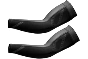Lohca Sleeves to Cover Arms UV Protection for Mens & Women UPF 50+ Compression Arm Warmers for Cycling Running Fishing Golf Outdoor Sports